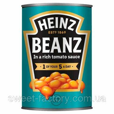 Квасоля у томатному соусі Heinz Beanz Tomato Sauce 415g, фото 1