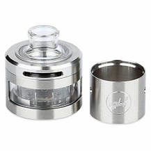 Атомайзер дріпка від Wismec Inde Duo Atomizer RDA 22 або 30 mm Original Version сріблястий, фото 2