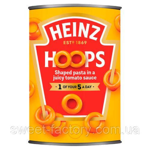 Паста в томатному соусі Heinz Hoops in a tomato sause 400g, фото 1