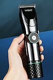 Машинка для стриження волосся професійна VGR V-256 чорна, фото 4