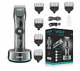 Машинка для стриження волосся професійна VGR V-256 чорна, фото 2