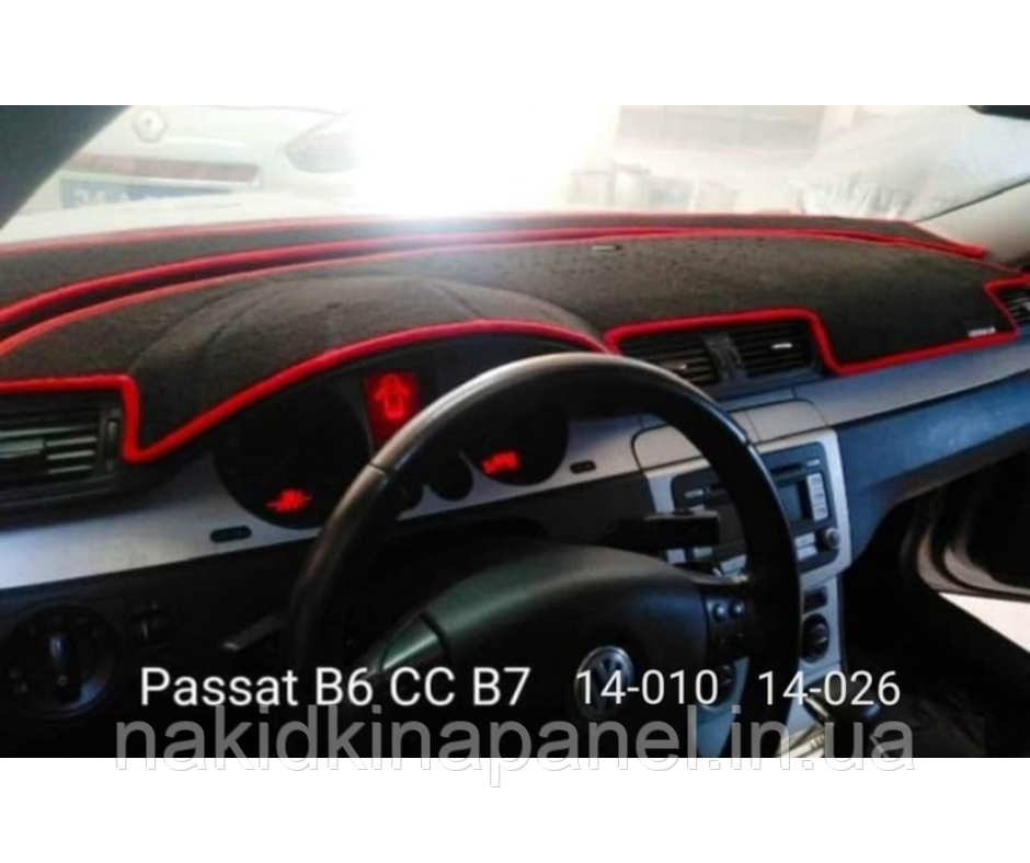 Накидка на панель VOLKSWAGEN PASSAT B7 2010-2015, Чохол/накидка на торпеду авто Фольксваген Пассат Б7