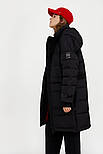 Зимова жіноча парку Finn Flare A20-13021-200 Down fill чорна M, фото 3