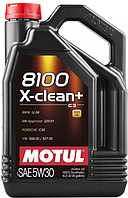 Моторное масло Motul 8100 X-clean + 5W-30 5 л