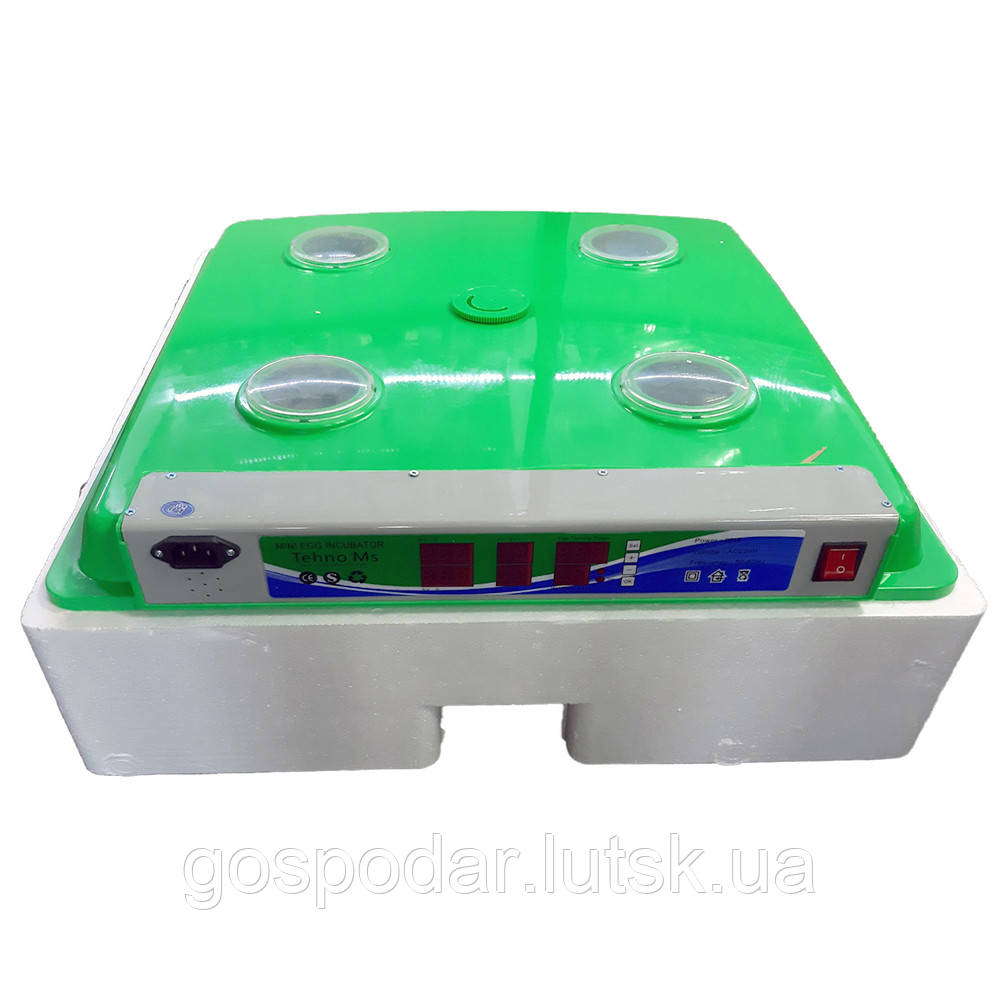 Домашній інкубатор автоматичний МС-98, місткістю до 100 яєць, фото 1