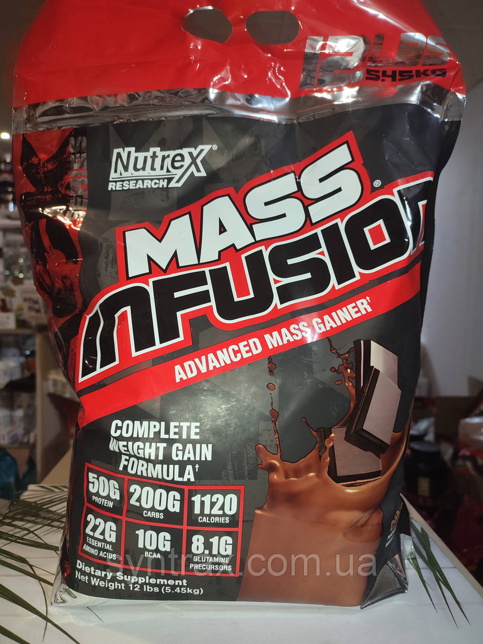 Nutrex Mass Infusion 5.4 kg гейнер мас для носіння ваги