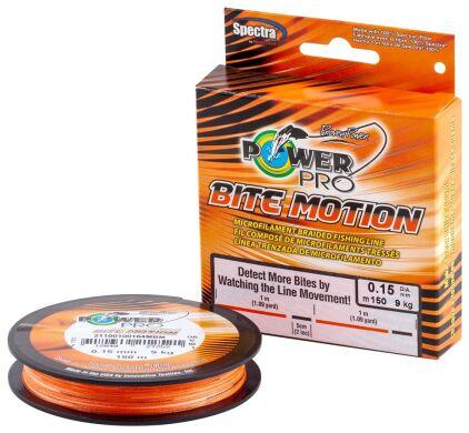 Шнур Power Pro Bite Motion 150m Orange/Black 0.13mm 8kg/18lb