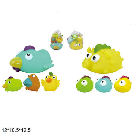 Пищалка для купання у ванній, 2 види, 4шт, SDH-10056/10057, фото 1