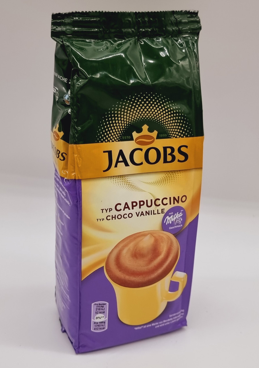 Капучіно Jacobs-Milka Choco Vanille Якобс-Мілка шоколад-ваниль 500г