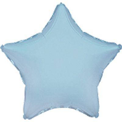 FM 32" ЗВІЗДА Пастель Blue Фольгована куля