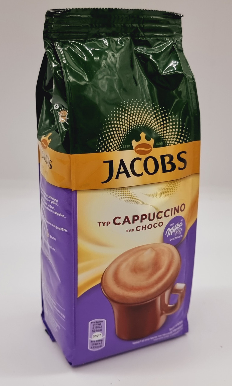 Капучіно Jacobs-Milka Choco Якобс-Мілка шоколад 500г