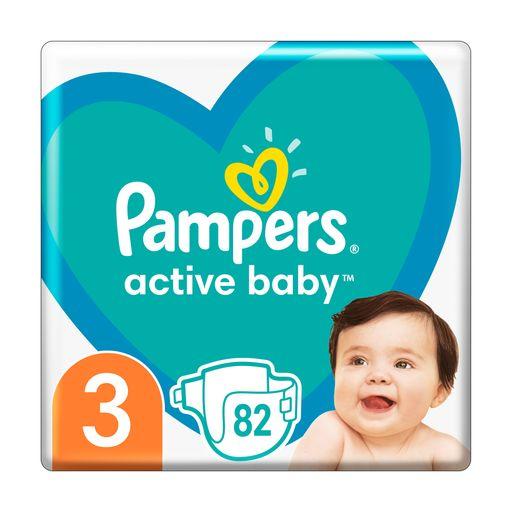 Підгузки Pampers Active Baby розмір 3 (6-10 кг), 82 шт., фото 1
