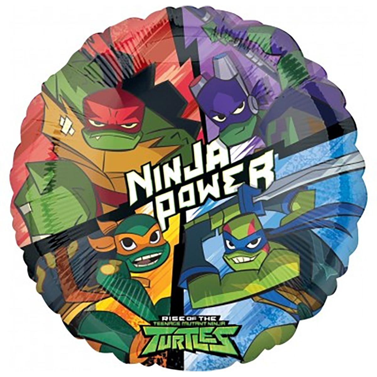 A 18" Фольговані кулі Черепашки Ніндзя TMNT S60
