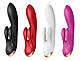 Гнучкий силіконовий кролик-вібратор зі смарт-керуванням Satisfyer Double Flex Black, фото 6