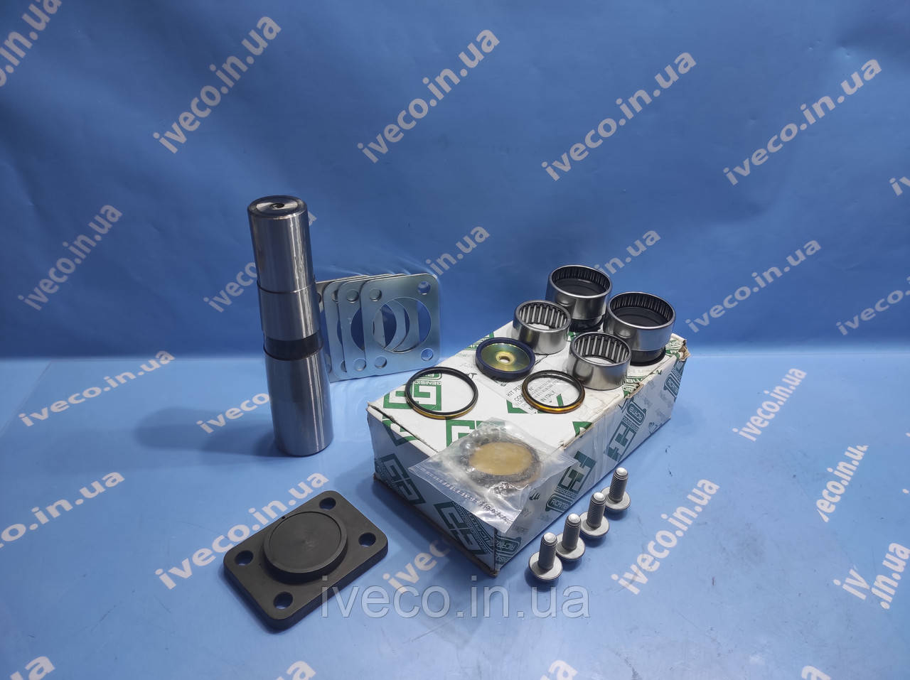 Ремкомплект шкворня на бік Iveco Eurotech EUROSTAR Eurotrakker Stralis Trakker Івеко 1904698 2992185