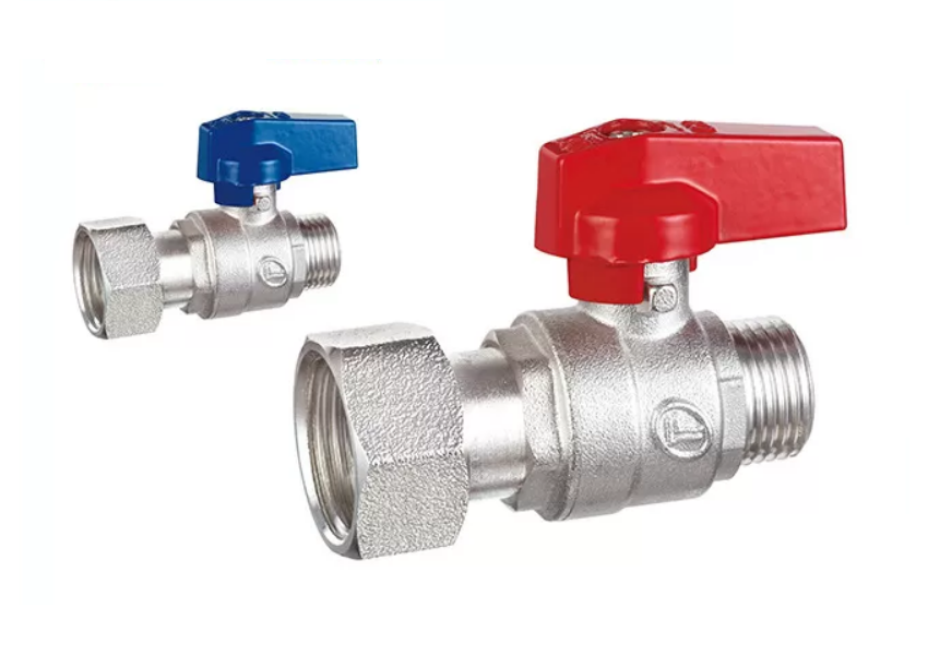 Кран кульковий з накидною гайкою Duble-lin з ручкою 1/2" ВН (78-101)