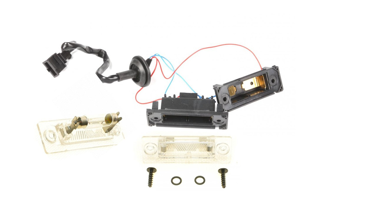 Корпус ліхтаря підсвічування номерного знака VW Caddy/T5/T6, фото 1