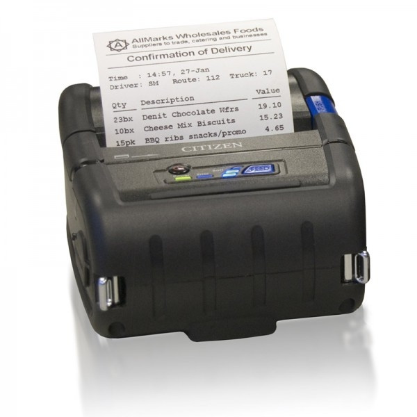 Мобільний принтер чеків і етикеток Citizen CMP-30II (CMP30IIBUXCX), фото 1