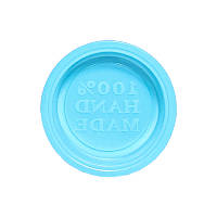 Силиконовая форма CUMENSS Handmade-01 Light Blue для мыла круг 1 ячейка 3шт