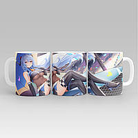 Білий кухоль (чашка) з принтом "Гань Юй - геншин - genshin" Push IT