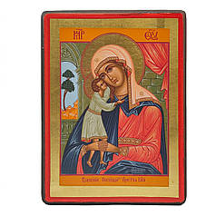 Ікона Божа Матір Стягнення Загиблих 19 Х 26 см Ручний розпис з нанесенням сусального золота