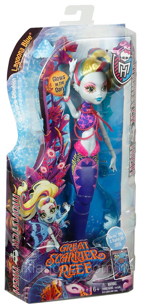 Кукла Monster High Скарьерный риф Лагуна Блю - фото 6 - id-p266205800