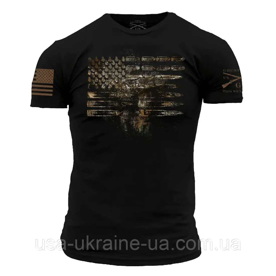 Футболка Grunt Style Realtree Edge - Ammo Flag, фото 1