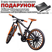 Игрушка для пальцев модель горного велосипеда фингербайк Crazy Magic Finger 1:10 Горный Оранжевый