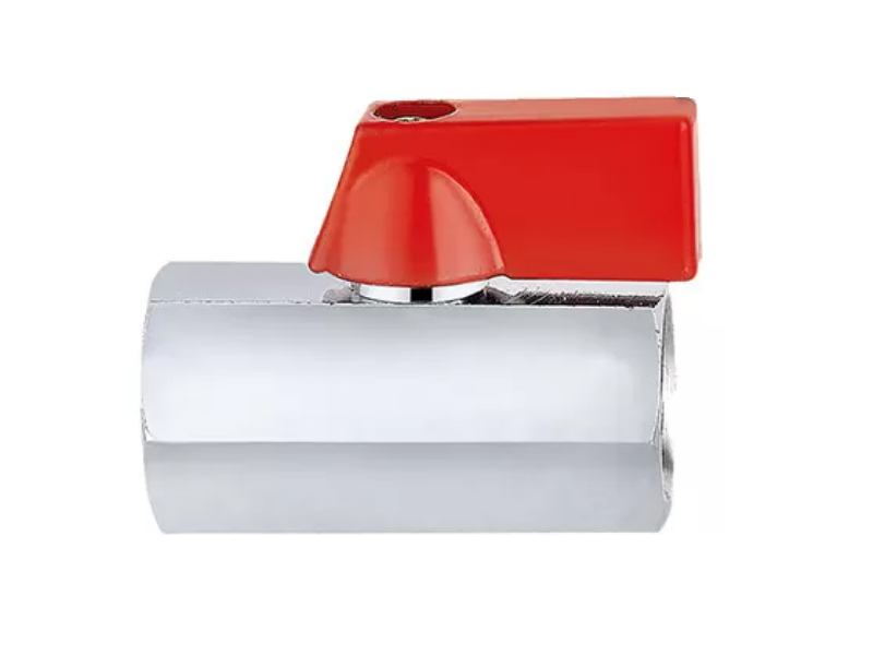 Кран кулькової для сантехнічних приладів Duble-lin Mini з ручкою 1/2" В (78-107)