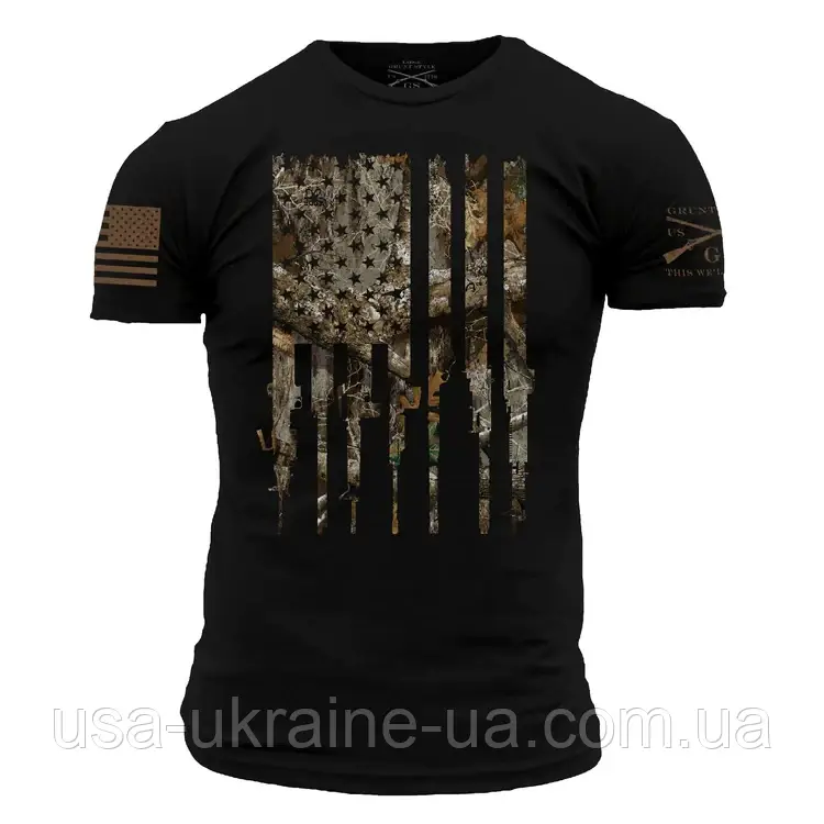 Футболка Grunt Style Realtree Edge - Rifle Flag, фото 1