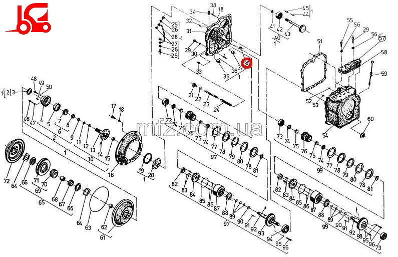 Болт I Ml 2х80-8,8 БДС 1230-85 203700 Балканкар ДВ1792