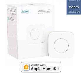 Розумна кнопка Aqara Wireless Switch Mini (WXKG11LM, WXKG12LM) Контролер для розумного будинку Apple HomeKit