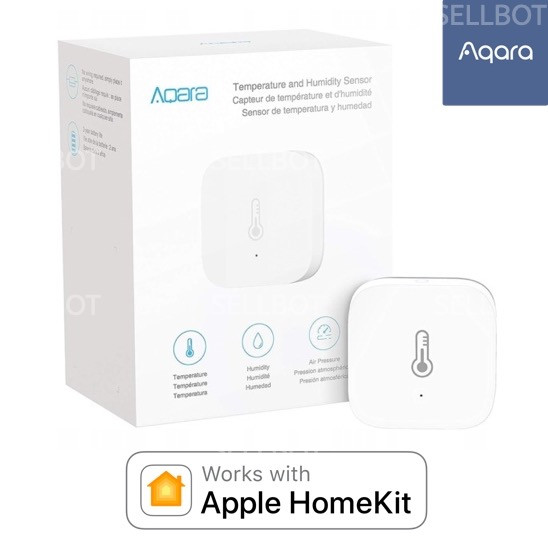 Датчик контролю температури, вологості Aqara Temperature and Humidity Sensor (WSDCGQ11LM, AS008CNW01) HomeKit