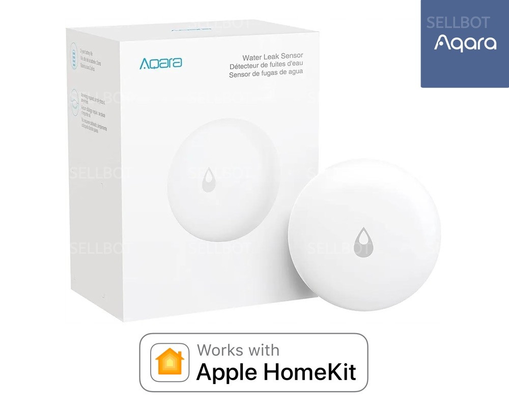 Датчик затоплення Aqara Water Leak Sensor (SJCGQ11LM) ZigBee Датчик протікання води Apple HomeKit, фото 1