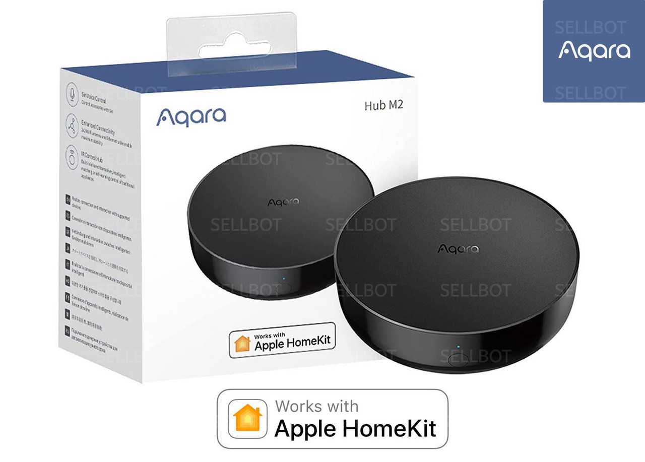Глобальна версія Шлюз Aqara Hub M2 Pro Apple HomeKit EU Global (HM2-G01) (Apple HomeKit, Google Assistant), фото 1