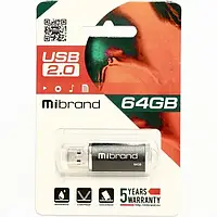 Флеш память Mibrand Cougar MI2.0/CU64P1B Black 64 GB USB 2.0