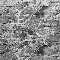 Декор стен 3Д панели Кладка Черный Мрамор 700*770*7 мм водостойкие мягкие панели для декора серый камень (330)