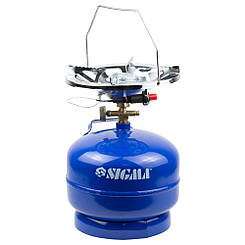 Комплект газовий кемпінг з п'єзопідпалом Comfort 5л SIGMA (2903111)