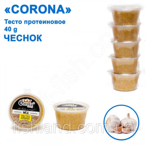 Тісто протеїнове Corona 40g часник (5 шт.)