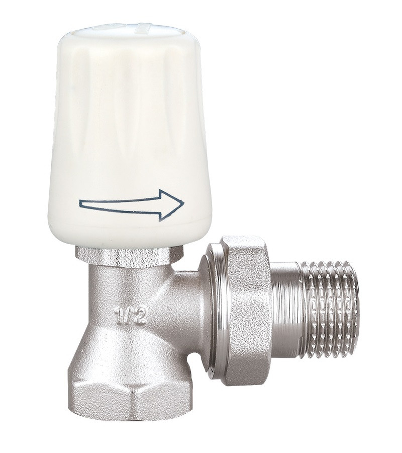 Кран для радіаторів опалення Duble-lin кутовий 1/2" ВН (78-115)