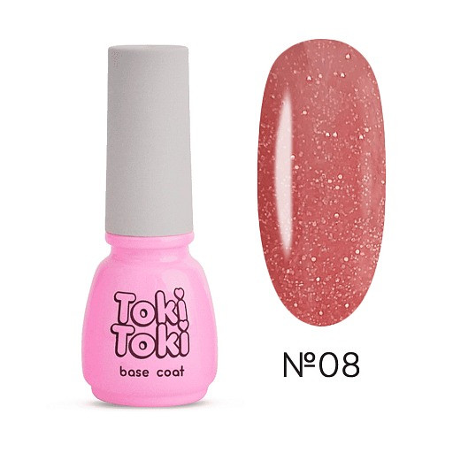 База камуфлювальна із шимером Toki Toki Shimmer Base No08 5 мл