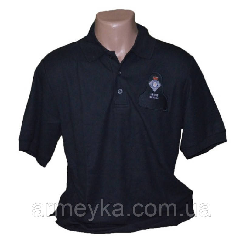 Футболка Polo Alexandra Dimensions, чорна, поліція Великобританії, оригінал