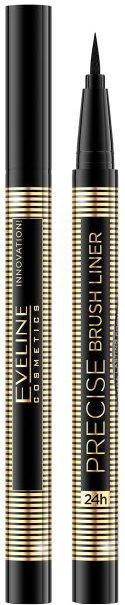 Підводка для очей ультрастійка Eveline Cosmetics PRECISE BRUSH LINER чорна 4 мл