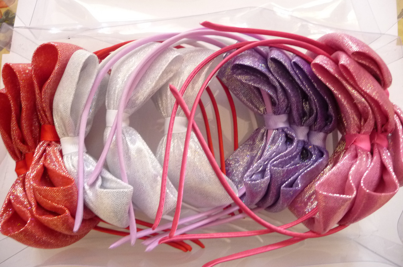 Обруч "Бант", ЦІНА ЗА УП. 2ШТ, біля кор. 23*13*7 см, фото 1