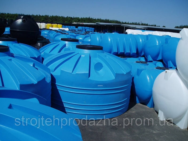 Бочка для води пластикова 5000 літрів - фото 2 - id-p1638609440
