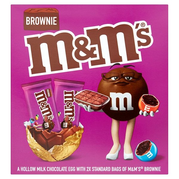 Шоколадне яйце M&M's Brownie 222g, фото 1