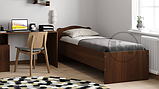 Односпальне ліжко 80х200 см Компаніт ЛДСП в кольорі дуб-сонома, фото 5