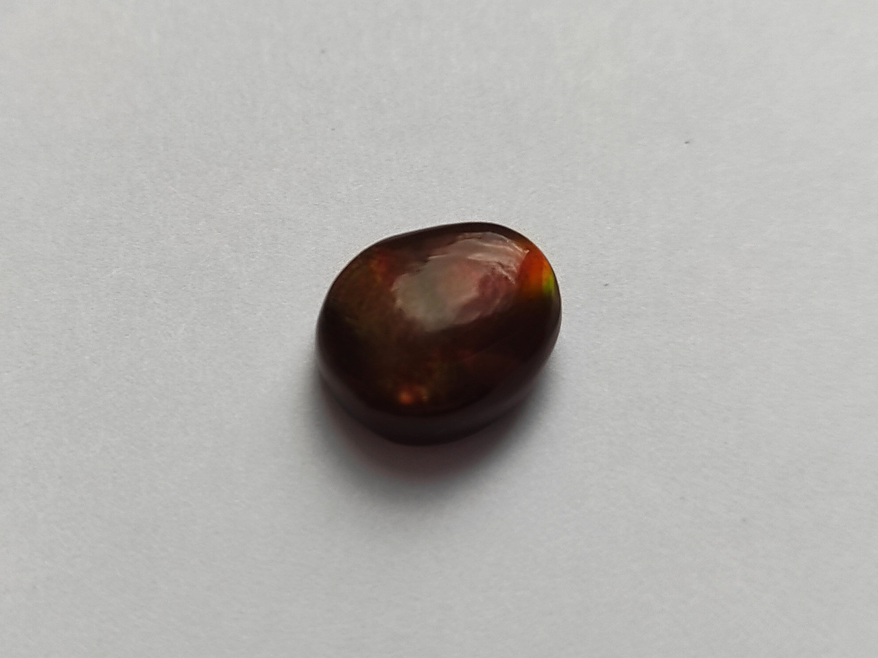 Вогняний агат – плоска вставка для створення ювелірних прикрас 4,9 ct, фото 1