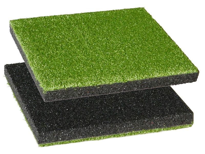 Гумова плитка-трава PuzzleGym 500х500х30 (12 мм ворс)