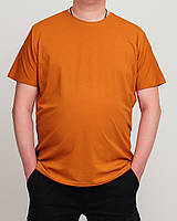 Чоловіча однотонна футболка, гірчичного кольору